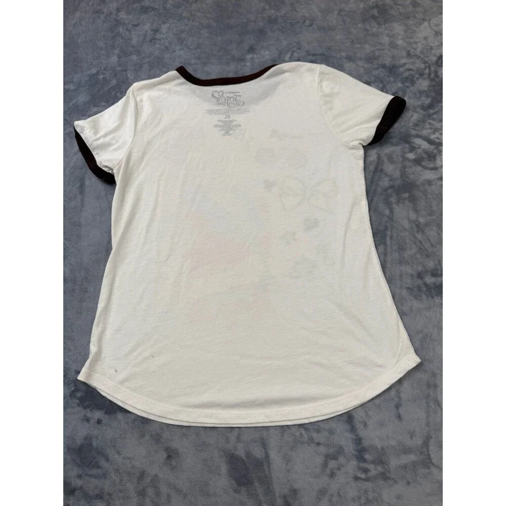 Nickelodeon Jojo Siwa White Short Sleeve Top - Size XL